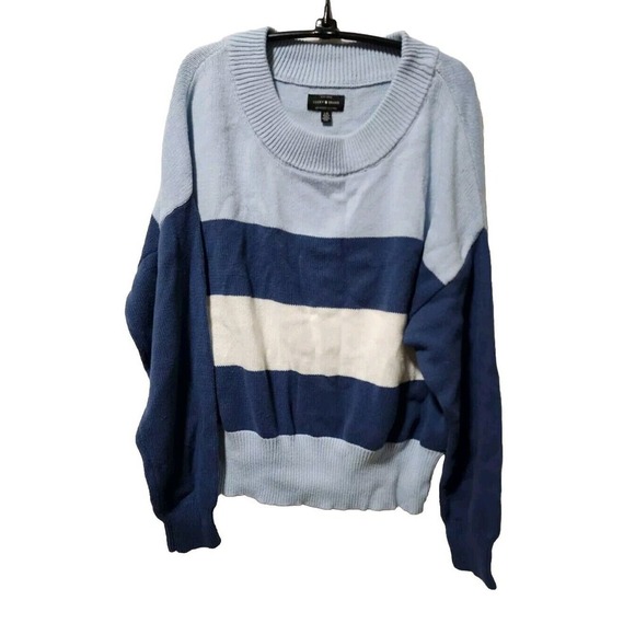 Lucky Brand Sweaters - Lucky Brand Sweater Women's Size Large Color Block Knit Pullover Wide Stripe